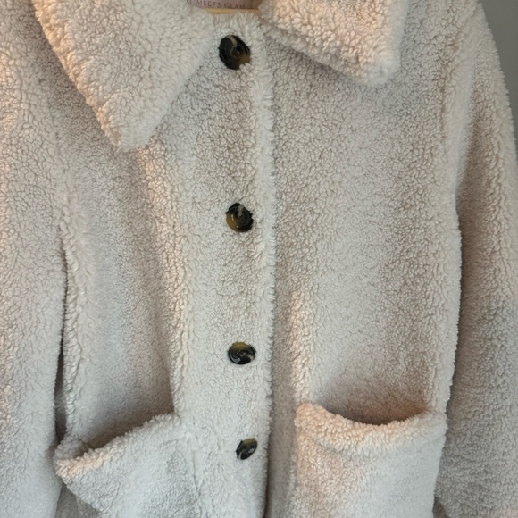 Gal Meets Glam Collection Willa Teddy Bear Coat - Picture 5 of 9